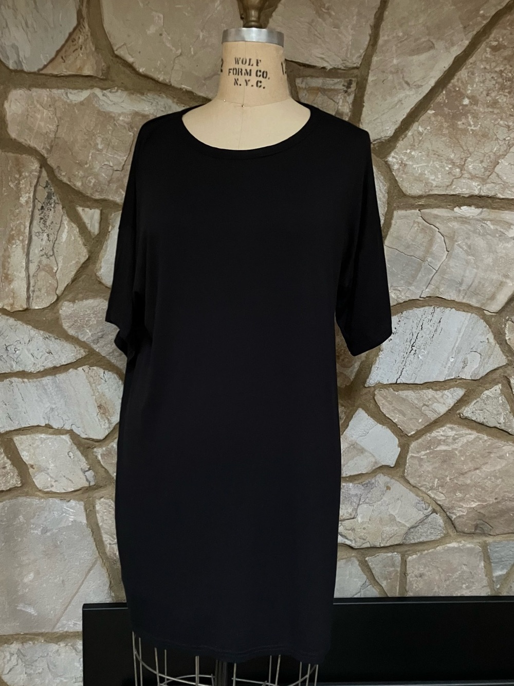 Nasty Gal Black Women's Short Sleeve Shift Dress